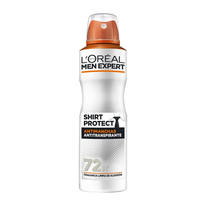 L'Oreal Paris Desodorante Spray Anti-Manchas 48H, Para Hombre, 150 ml