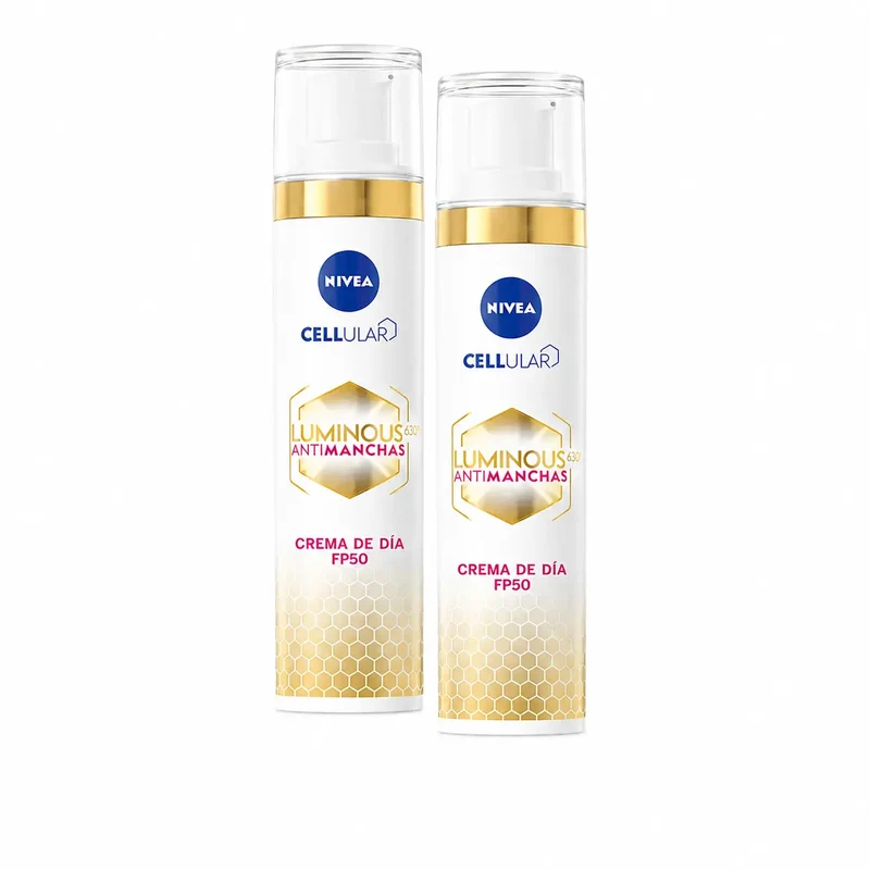 NIVEA Cellular Luminous630 Antimanchas Crema De Día Fp50, pack 2