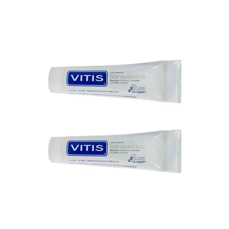 VITIS Duplo Pasta Dentífrica Blanqueadora 2x150 ml