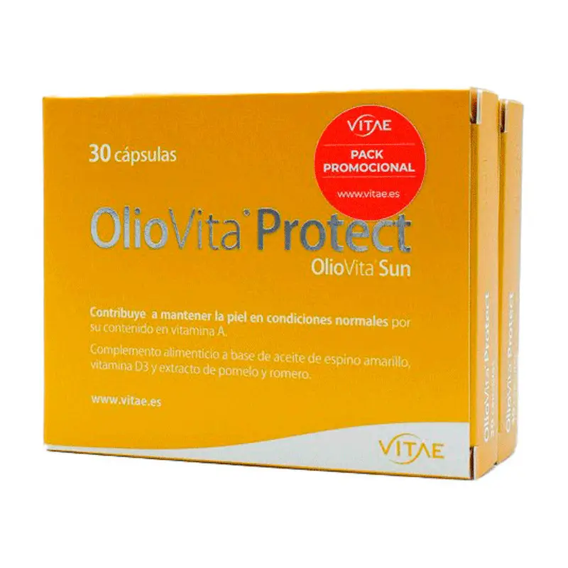 OlioVita Protect Duplo 2x30 cápsulas - Con aceite espino amarillo y vitamina D