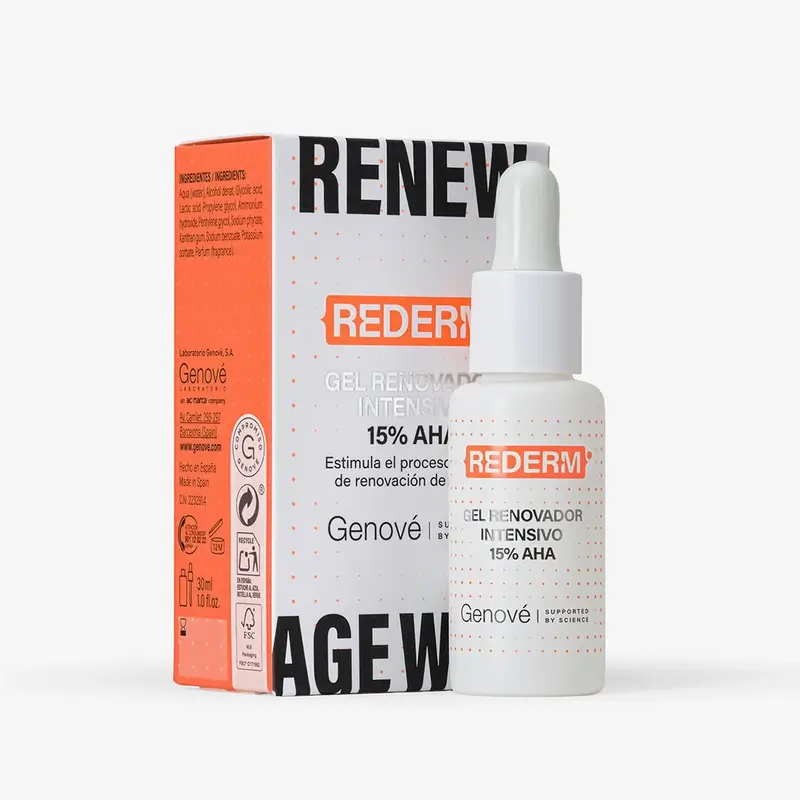 Genové Rederm Gel Renovador Intensivo 15% Aha, 30 ml