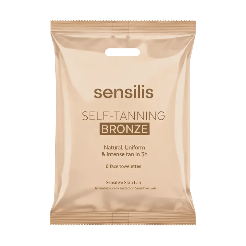 Sensilis Solares Self Tanning Toallitas - Dark , 6 unidades
