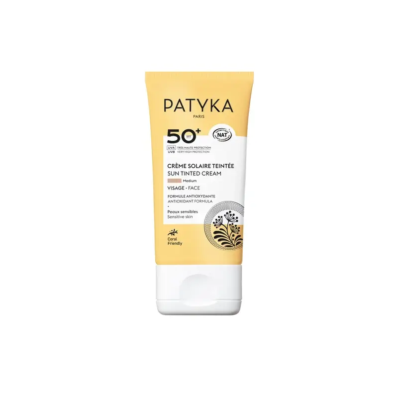 Patyka Crema Solar Con Color Facial Spf50 - Medium, 40 ml