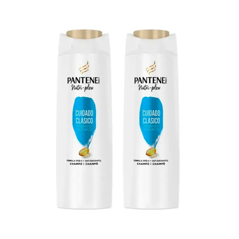 Pantene Nutri Plex Champú Clásico , Pack 2 x 385Ml
