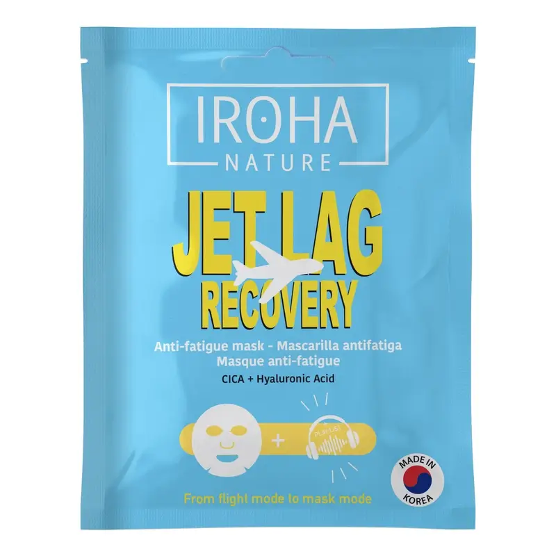 Iroha Nature Mascarilla Facial Jet Lag Recovery Energizante Y Anti-Fatiga , 1 unidad