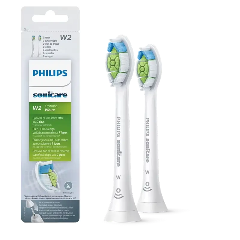 Philips Sonicare Optimal White Recambios, 2 unidades