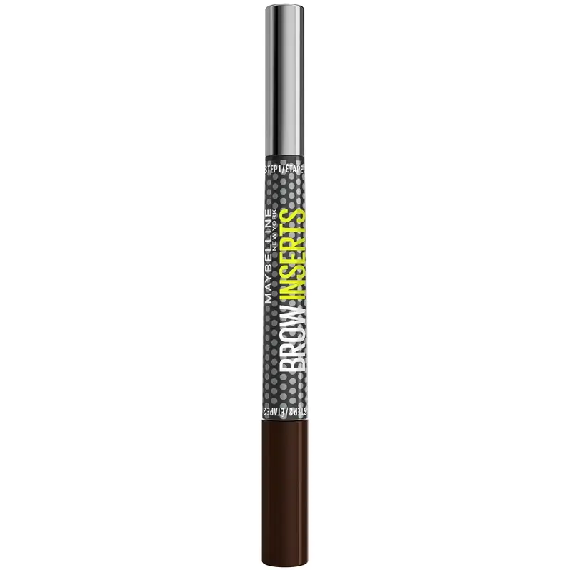 Maybelline New York Brow Insert Lapiz De Ceja, Black Brown, 1.25 ml