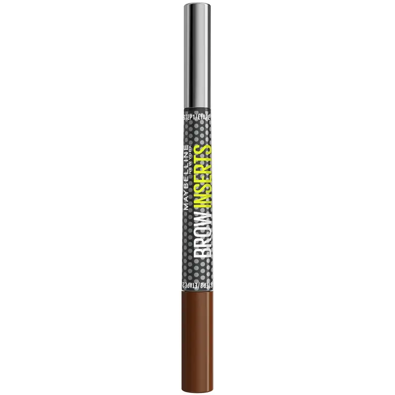 Maybelline New York Brow Insert Lapiz De Ceja, Medium Brown, 1.25 ml