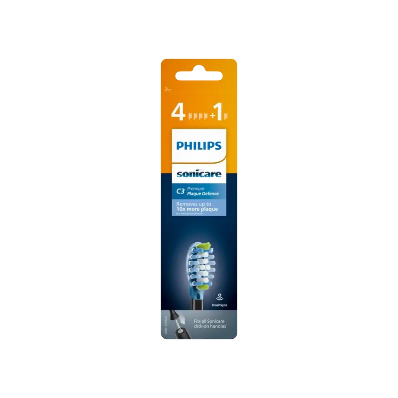 Philips Sonicare Premium Plaque Defence Recambios, 4+1 unidades