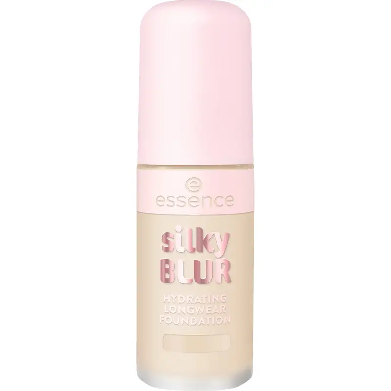 Essence Base Maquillaje Hidratante Larga Duración Silky Blur 100, 30 ml