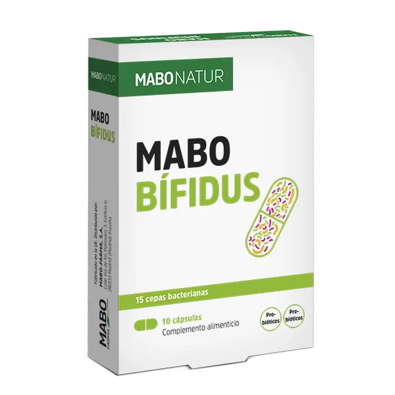 Mabonatur Mabobifidus Probiótico + Prebiótico, 10 caps