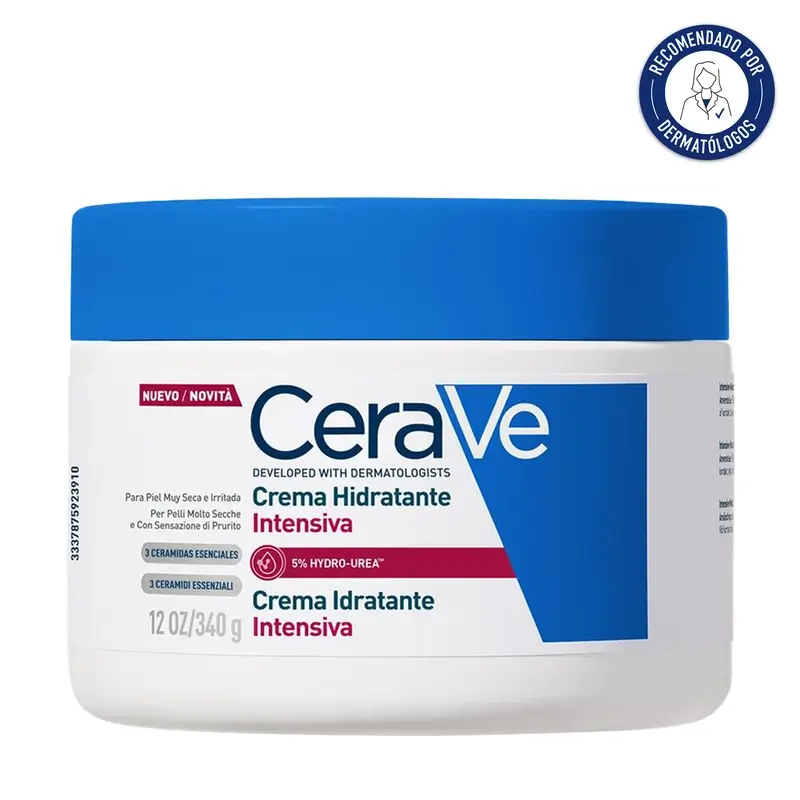 Cerave Crema Hidratante Intensiva 5% de Hydro-Urea, 340 gr
