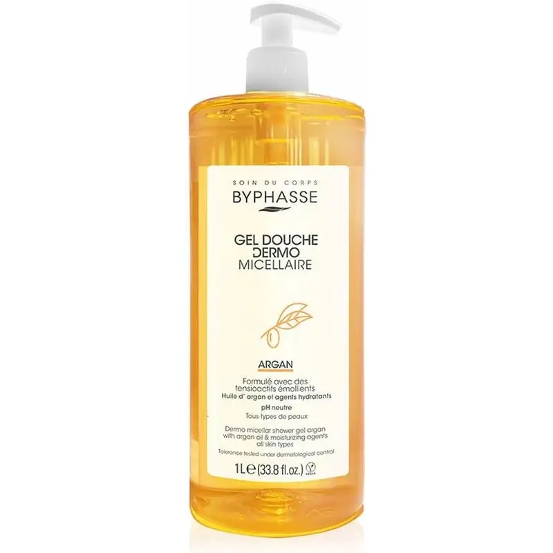 Byphasse Gel Ducha Dermo Micelar Argan, 1000 ml