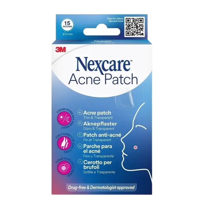 Nexcare Parche para el acné 12mm, 15 uds.