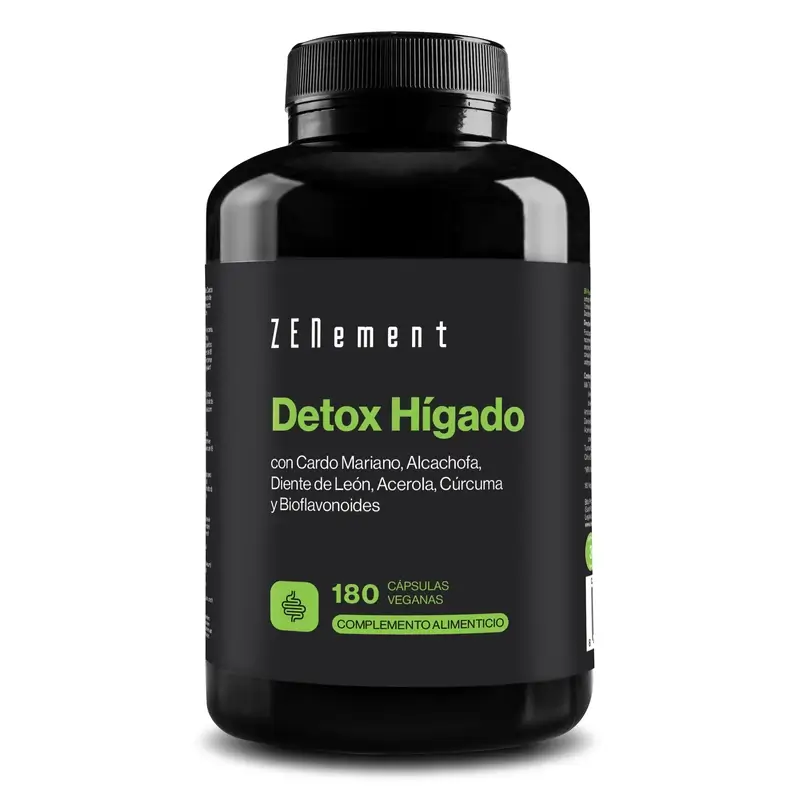 Zenement Detox Hígado, 180 cápsulas veganas