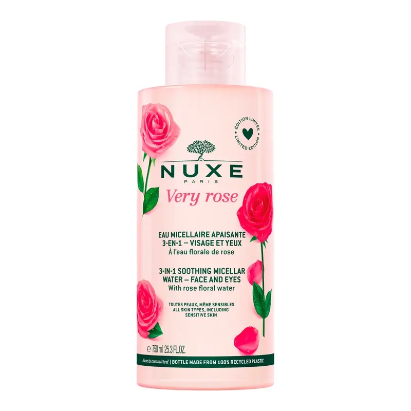Nuxe Very Rose Agua Micelar Calmante , 750 ml