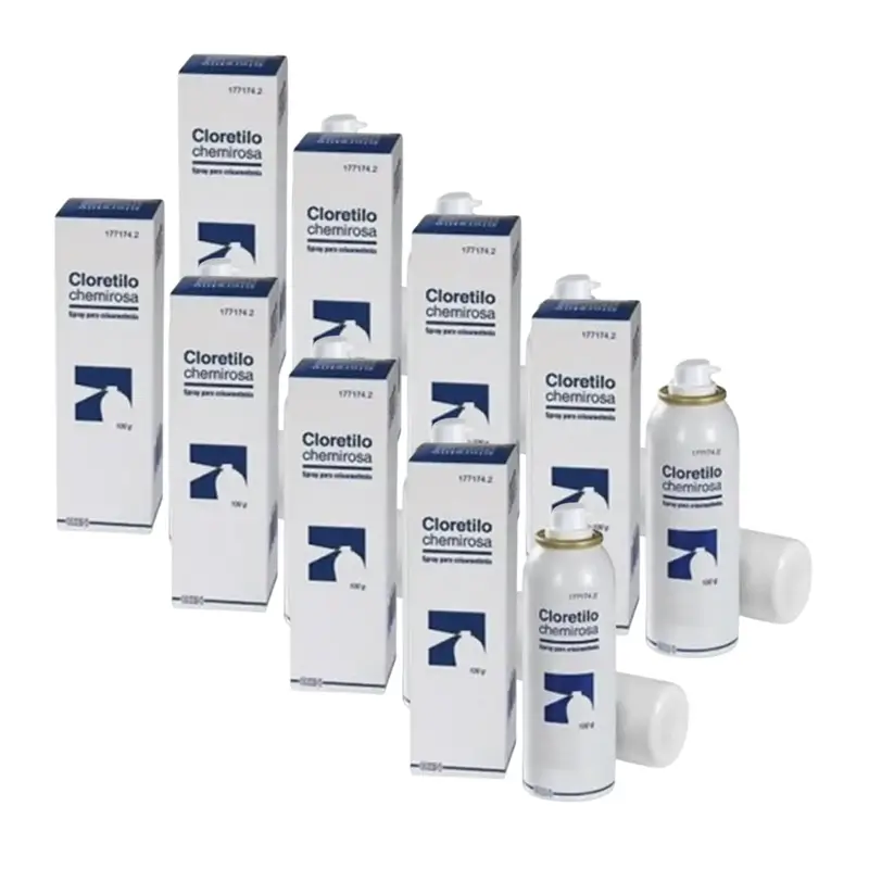 Cloretilo Chemirosa, 8X100 Gr