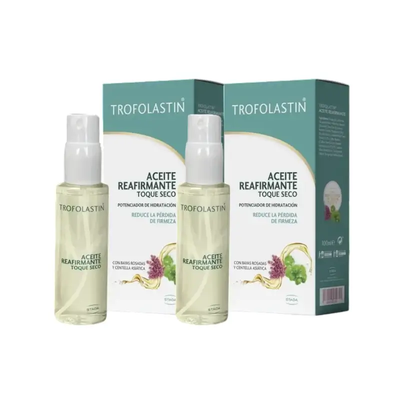 Trofolastin Aceite Reafirmante Toque Seco, 2X100 Ml