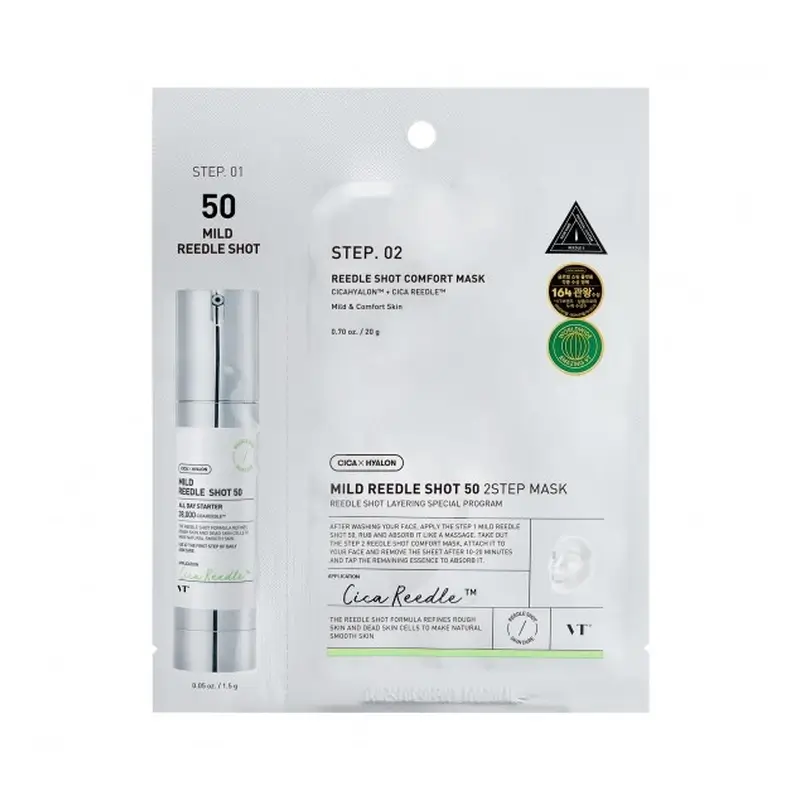 Vt Cosmetics Vt Reedle Shot 50 2-Step Mask , 21,5 gr