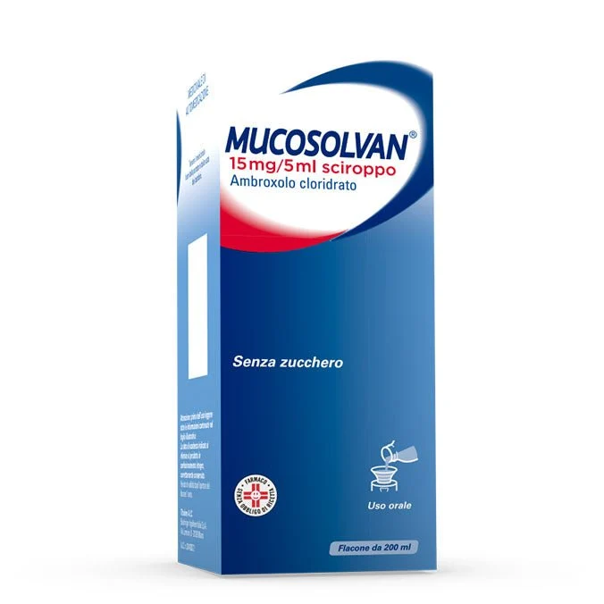 Mucosolvan 15mg/5ml sciroppo gusto frutti di bosco 200ml