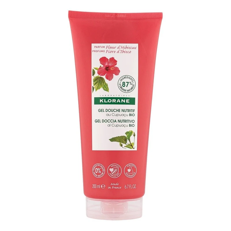 Klorane gel doccia fiore di ibisco