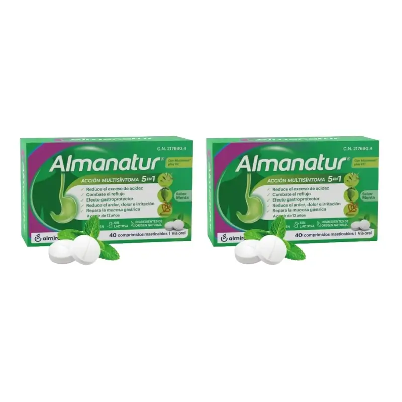 Almanatur Menta, 2X40 Comprimidos