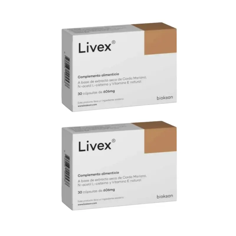 Bioksan Pharma Livex, 2X30 Cápsulas