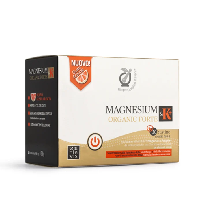Magnesium & K+ Organic Forte, Fitopreparatori Italiani 30 Bustine