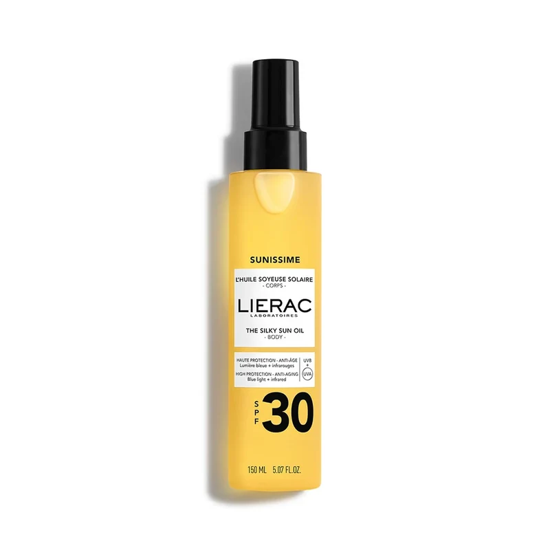 Lierac Sunissime Olio Solare Setoso SPF30 150ml – Protezione Anti-Età