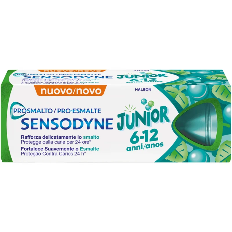 SENSODYNE - Dentifricio Prosmalto Junior per bambini dai 6 ai 12 anni al gusto di menta - 50 ml
