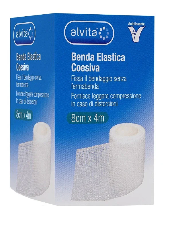 BENDA ELASTICA AUTOADESIVA ALVITA 8X4CM