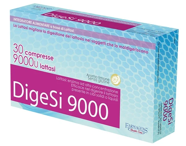 Digesi 9000 30 compresse 9000u lattasi