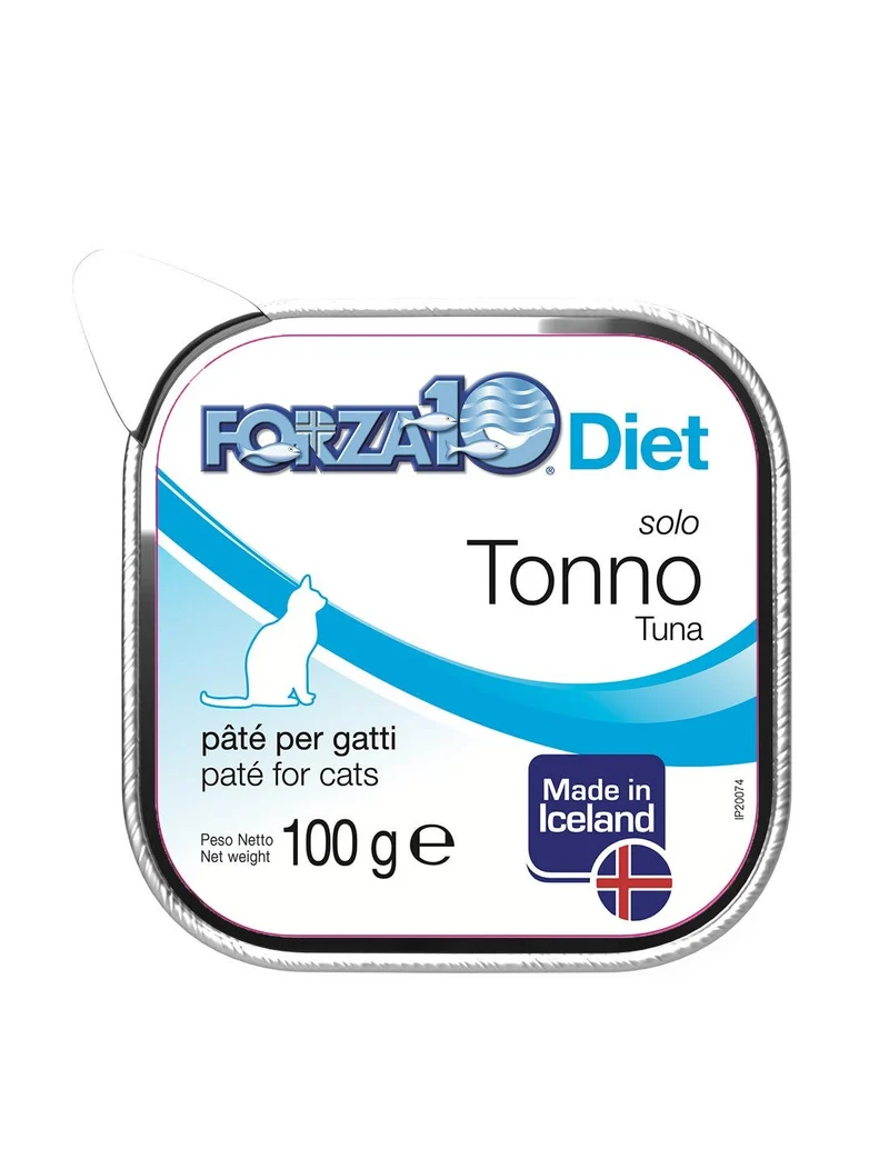 Forza10 Solo Diet Tonno Paté Per Gatti Adulti Vaschetta 100g