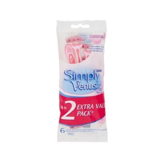 Gillette Simply Venus 3 4 Pezzi + 2 Gratis