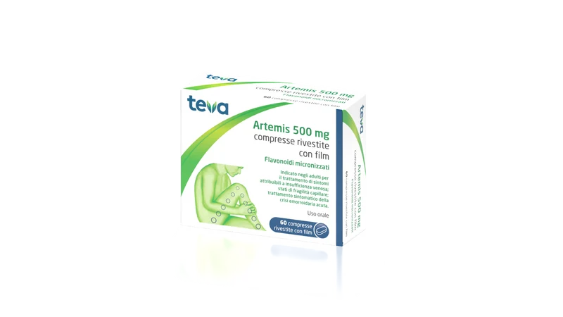 ARTEMIS 500 MG COMPRESSE RIVESTITE CON FILM 60 COMPRESSE IN BLISTER PVC/AL