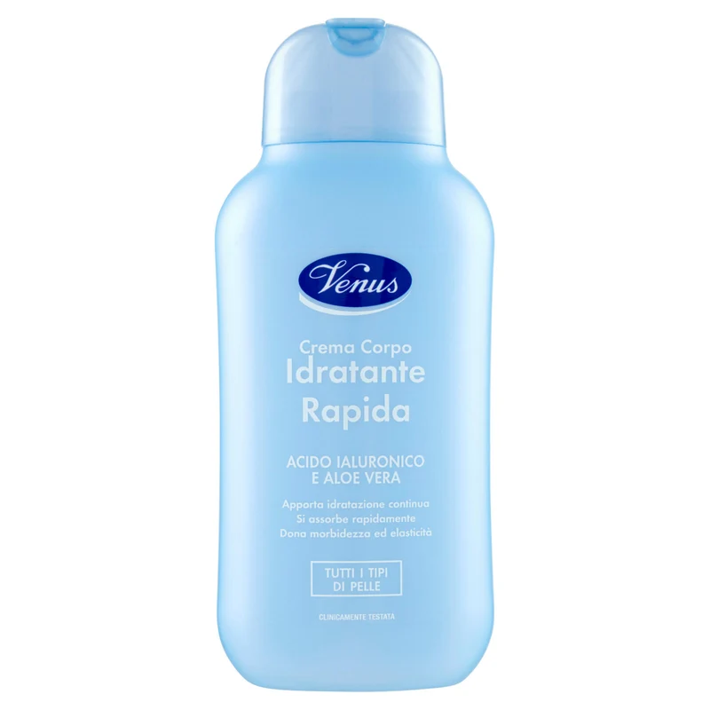 Venus Crema Corpo Idratante Rapida Tutti i Tipi di Pelle 250 mL