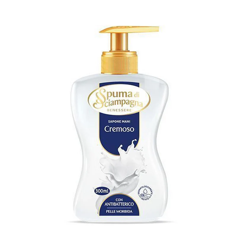 Spuma Di Sciampagna - Sapone liquido cremoso con azione antibatterica naturale - 300ml
