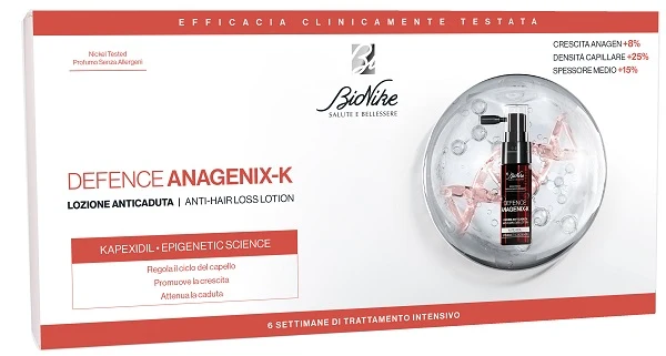 Defence anagenix k lozione anti caduta 6 flaconcini 15 ml