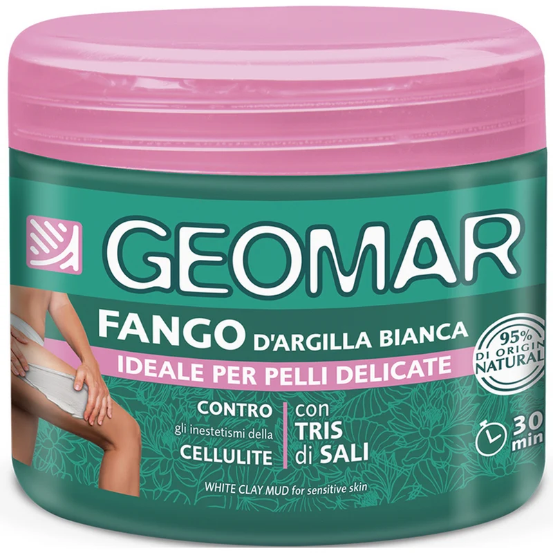 GEOMAR - Crema Corpo al Fango d'Argilla Bianca - 600 g