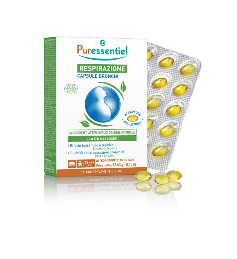 Puressentiel Capsule Respiratorie Bronchiali Bio 30 Capsule