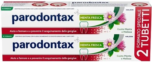 Parodontax Menta Fresca Dentifricio 2x75ml