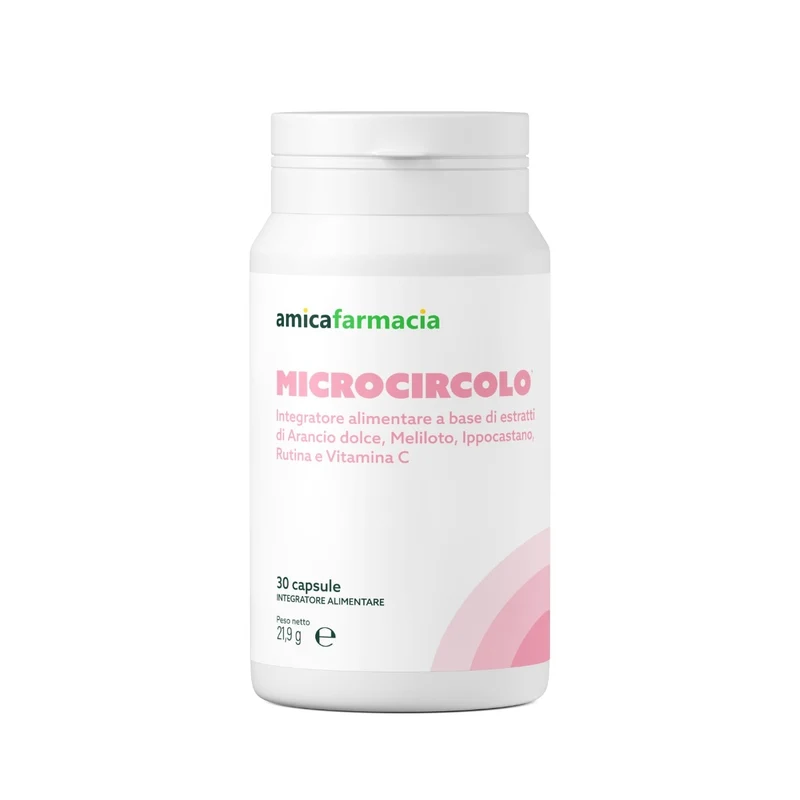 Amicafarmacia Microcircolo Integratore 30 Capsule
