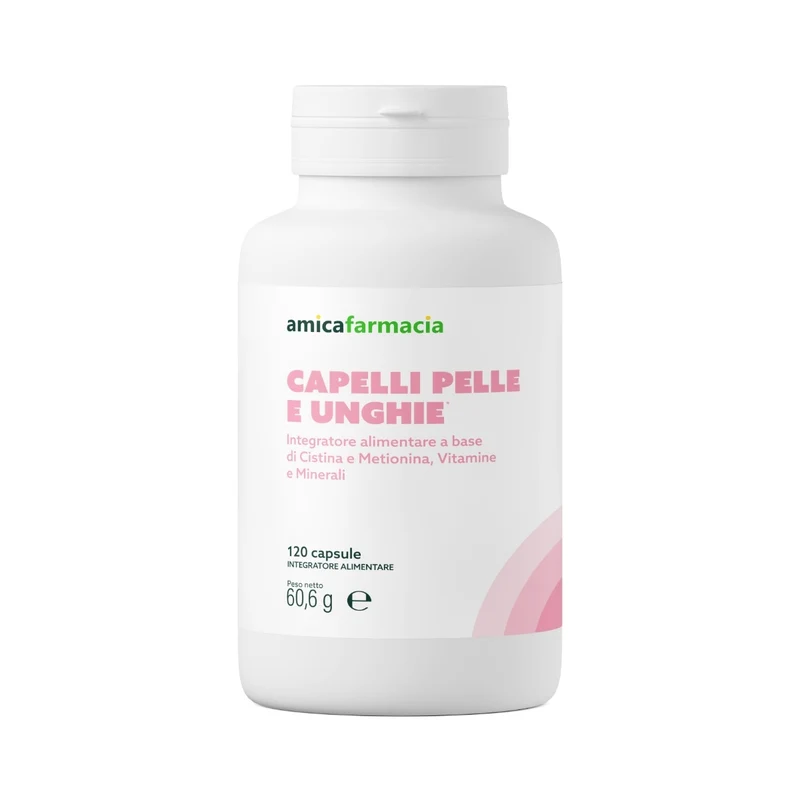 Amicafarmacia Capelli Pelle e Unghie integratore 120 capsule