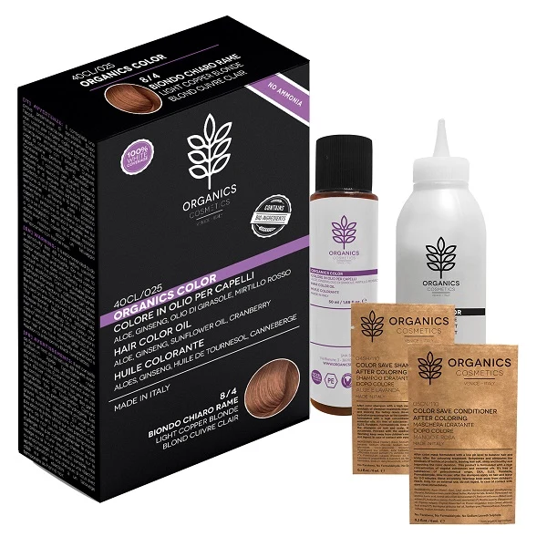 ORGANICS PHARM ORGANICS COLOR 8/4 BIONDO CHIARO RAME