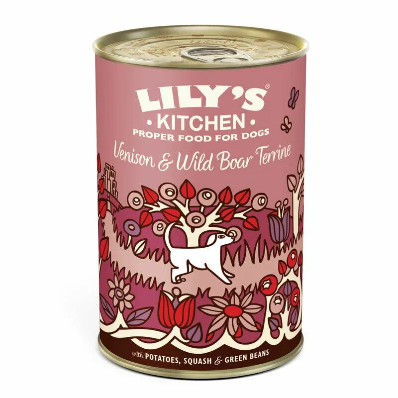 Lily's Kitchen Venison & Wild Boar Terrine Adult Dog 400g