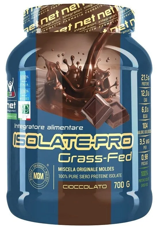 Net Integratori Isolate Pro Proteine Isolate Gusto Cioccolato 700g