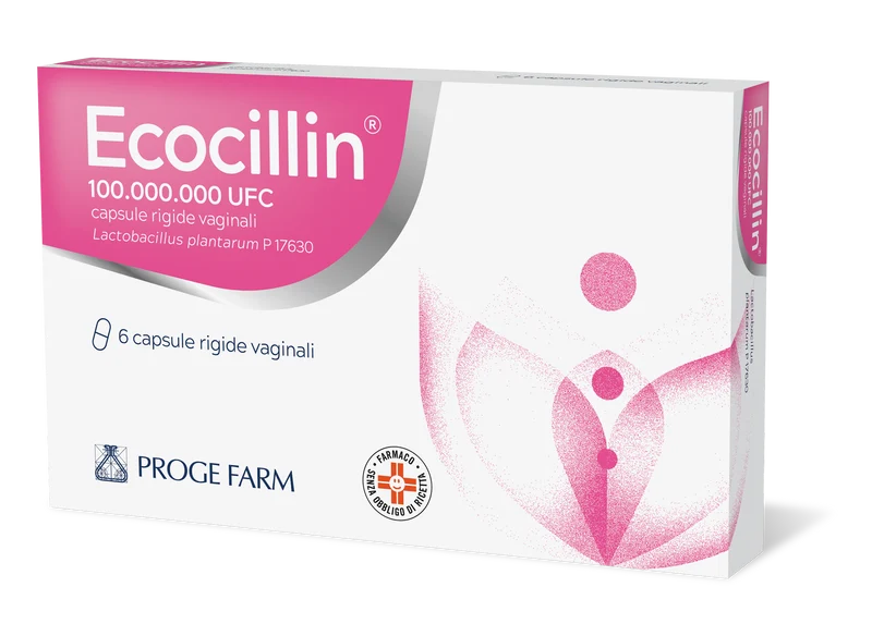 ECOCILLIN 100.000.000 UFC CAPSULE RIGIDE VAGINALI 6 CAPSULE IN BLISTER OPA/AL/PVC-AL