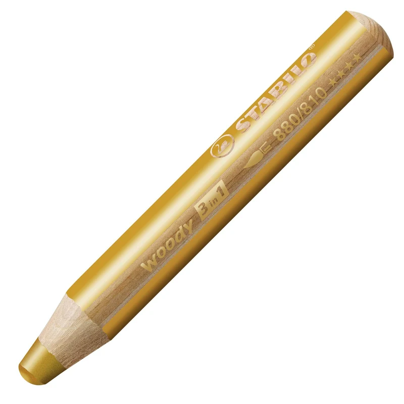 Matita colorata Multi-Funzione - STABILO woody 3 in 1 - Oro