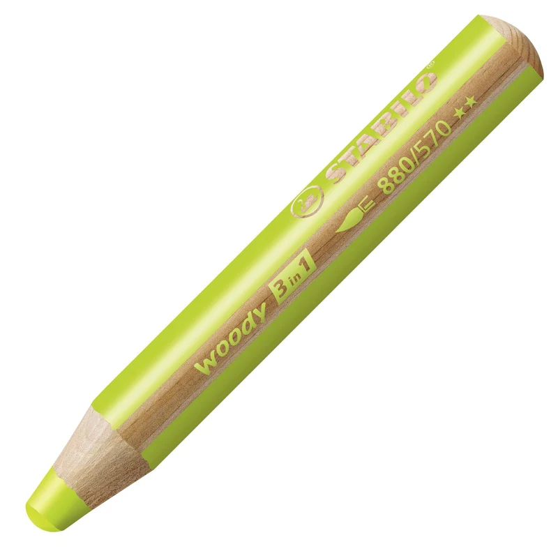 Matita colorata Multi-Funzione - STABILO woody 3 in 1 - Verde Foglia