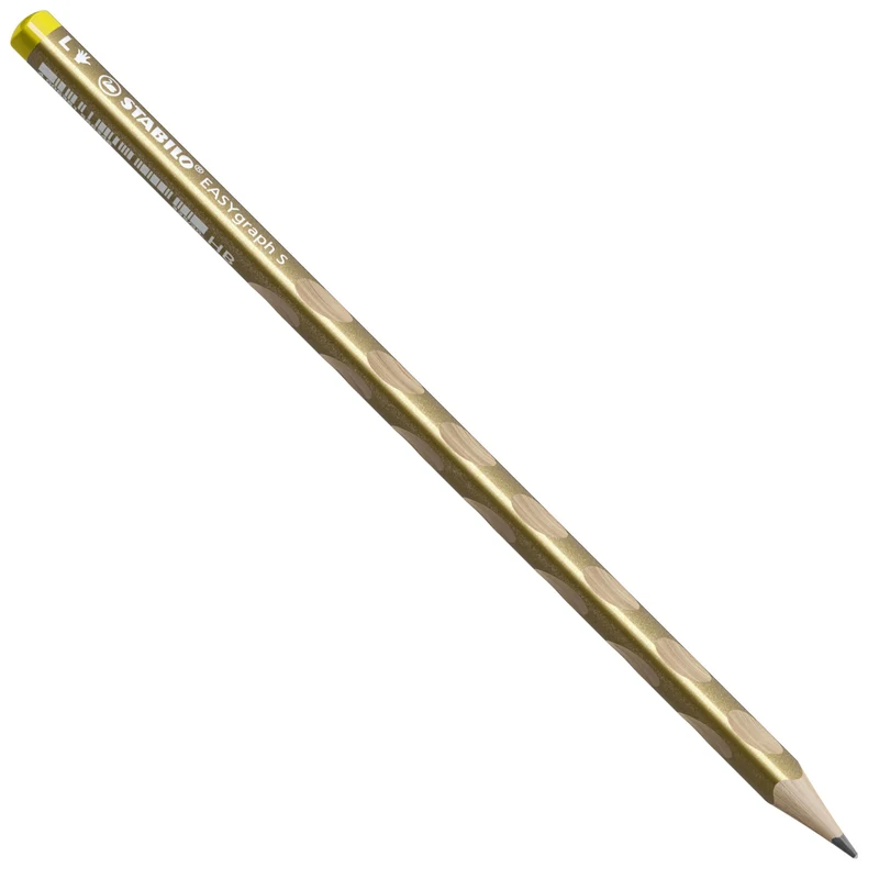 Matita Ergonomica triangolare - STABILO EASYgraph S Metallic per Mancini in Oro -
